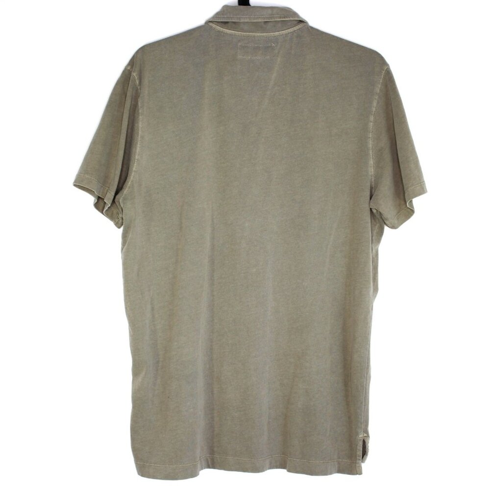 Buck Mason Mens Medium Sueded Cotton Polo Shirt G1438 - Picture 6 of 6